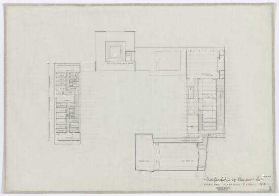 Samfunnshus og kino på Ås, foreløpig plan andre etasje