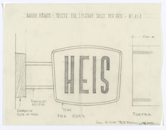 Narvik rådhus, kino, el-verk, bibliotek