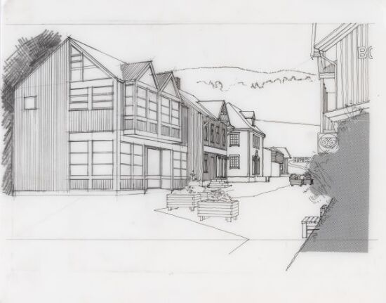 Registreringstegning for reguleringsplan for Vålebru (senere Ringebu)