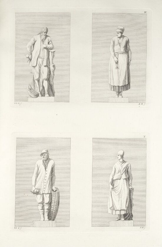 IV. Man and Woman from Vik in Sogn; V. Man and Woman from Falnes