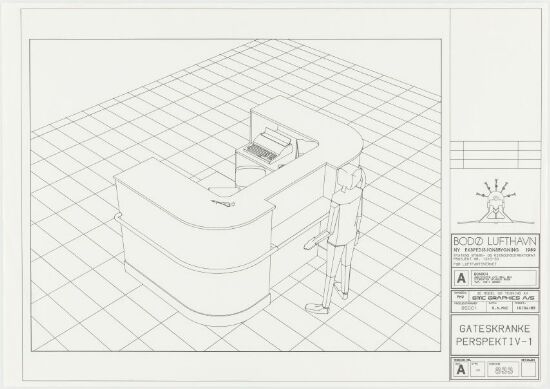 Bodø Lufthavn, gateskranke perspektiv-1