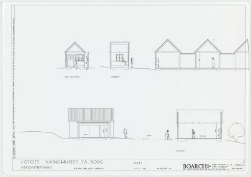 Vikingmuseet på Borg, Fasadetegning