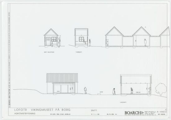 Vikingmuseet på Borg, Fasadetegning