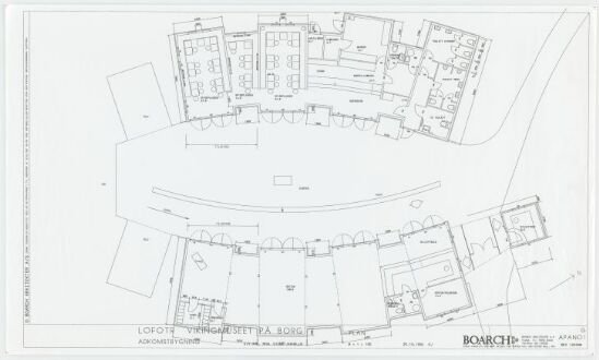 Vikingmuseet på Borg, Plantegning