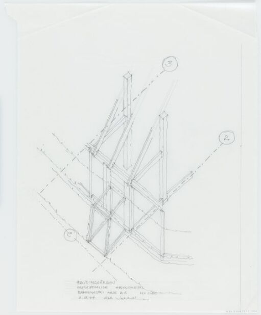Vikingmuseet på Borg, Aksonometri