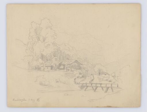 Landscape with House and Bridge