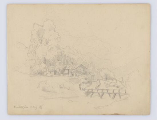 Landscape with House and Bridge