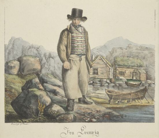 Fra Evenvik. Norske nasjonaldrakter