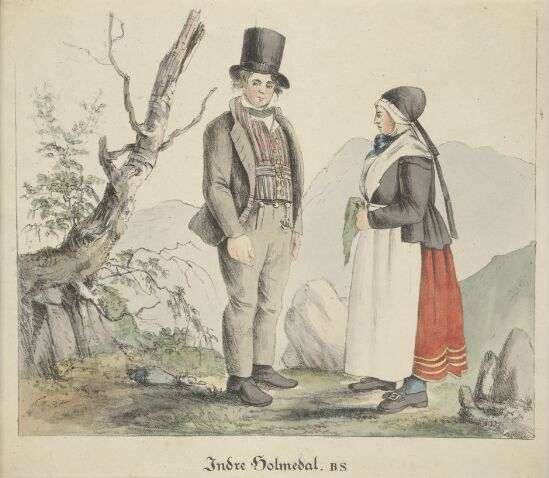 Fra Gaular. Norske nasjonaldrakter