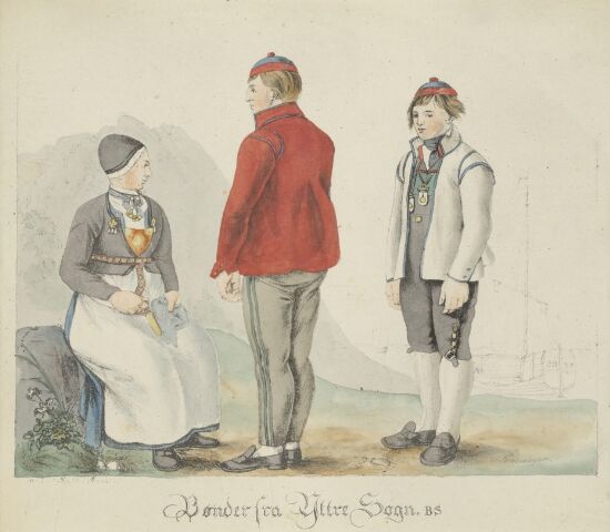 Sogninger. Norske nasjonaldrakter