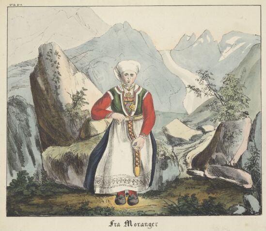 Fra Mauranger. Norske nasjonaldrakter