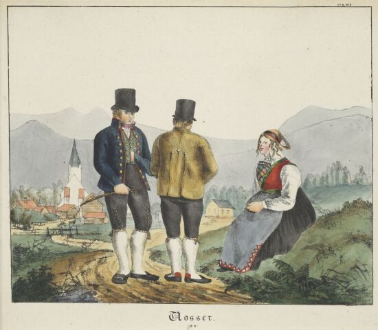 Vossinger. Norske nasjonaldrakter