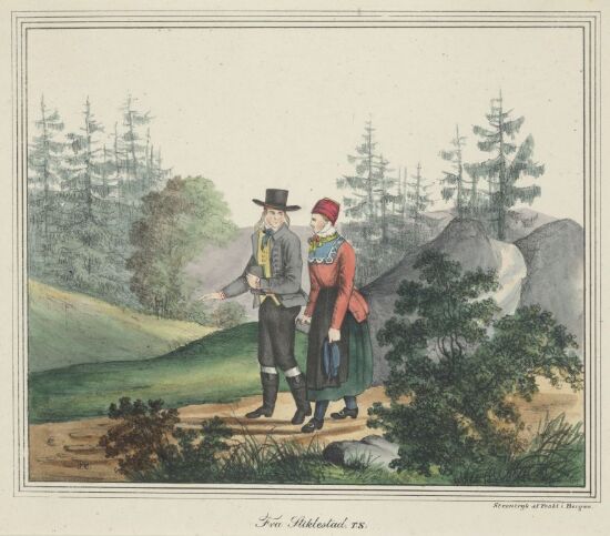 Fra Stiklestad. Norske nasjonaldrakter