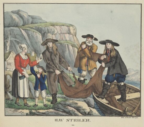 Havstriler. Norske nasjonaldrakter