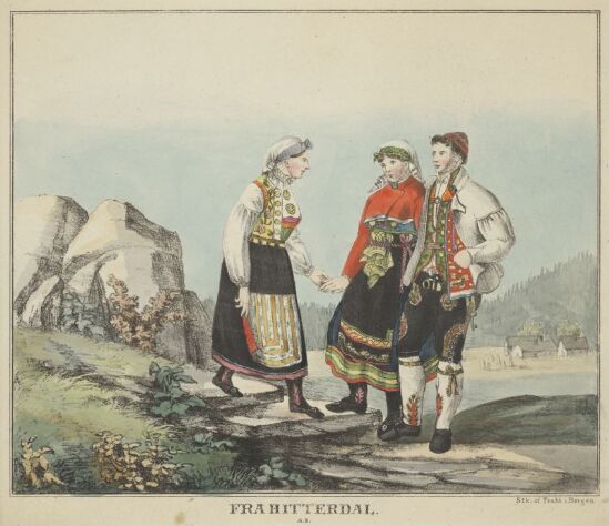 Fra Heddal. Norske nasjonaldrakter