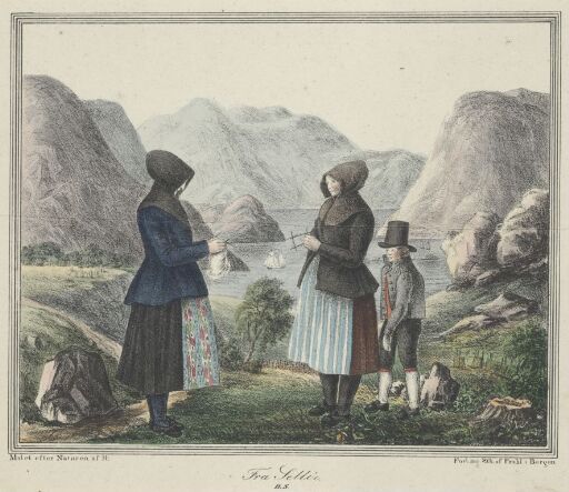 Fra Selje. Norske nasjonaldrakter