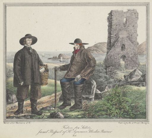 Fiskere fra Selje. Norske nasjonaldrakter