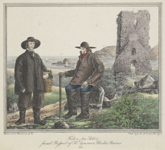 Fiskere fra Selje. Norske nasjonaldrakter