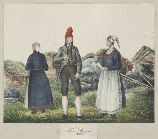 Fra Stryn. Norske nasjonaldrakter