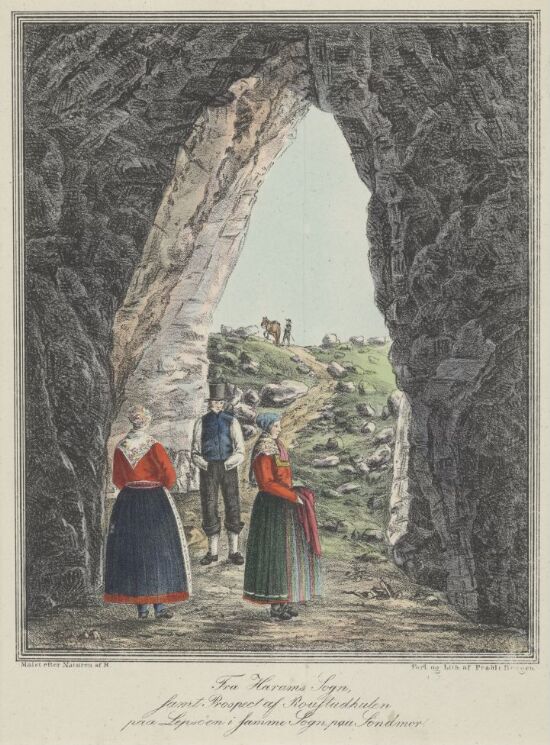 Fra Haram, Sunnmøre. Norske nasjonaldrakter