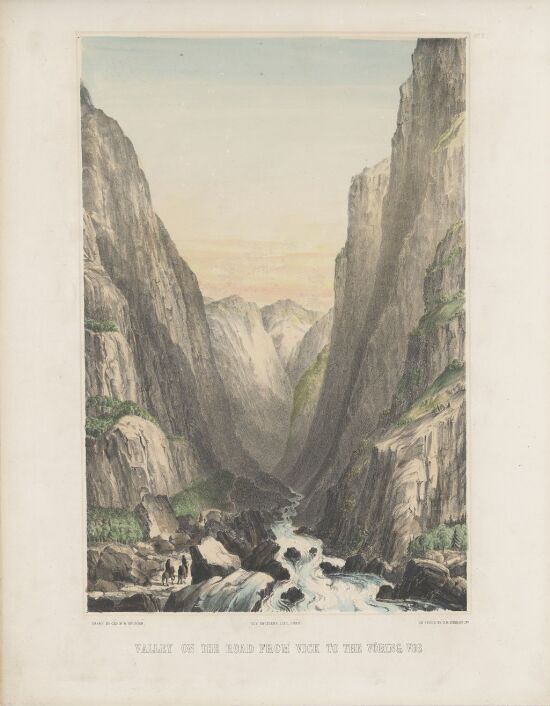 Valley on the road from Vick to the Vöring vos