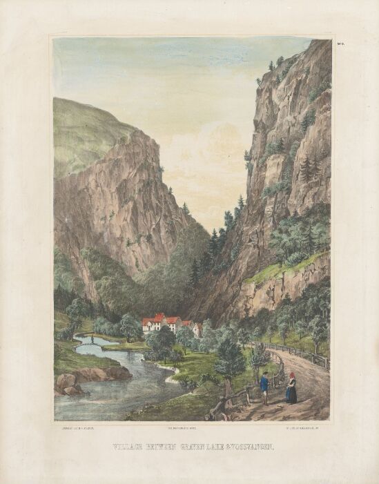 Landsby i nærheten av Vossevangen