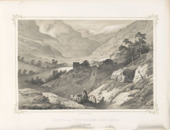 Parti mellom Vindhella og Galdane i Lærdal