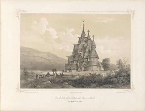 Heddal stavkirke, fra østsiden