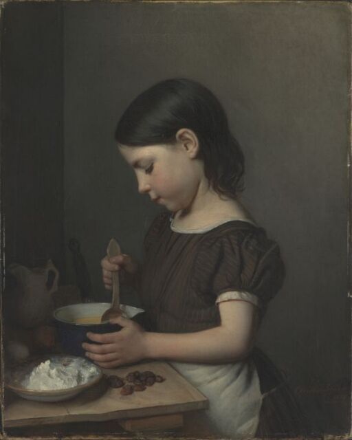 Girl baking