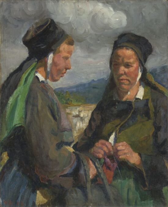 To kvinner i landskap