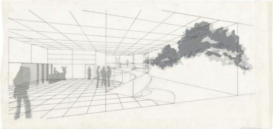 Nordens hus på Færøyene, interiørperspektiv