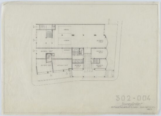 Forprosjekt til Dovregården, butikketasjeplan