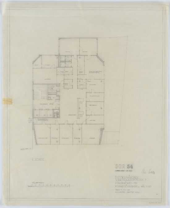 Dovregården, plan av 2. etasje