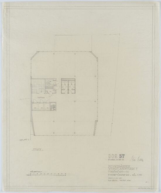 Dovregården, plan av 1. etasje