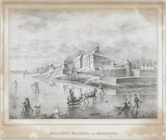 Akershus festning, vinter