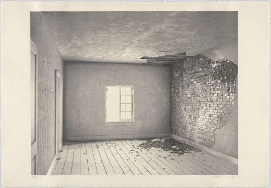 Incendiary Test Area ( Interior View of Second Floor Room )