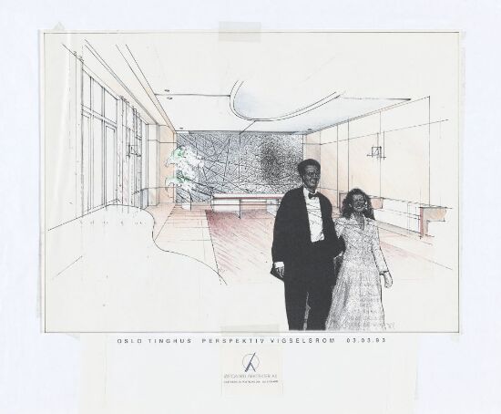 Oslo Tinghus, perspektiv vigselsrom