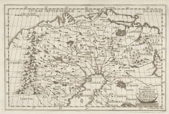 Nytt kart over Sápmi, anno 1678