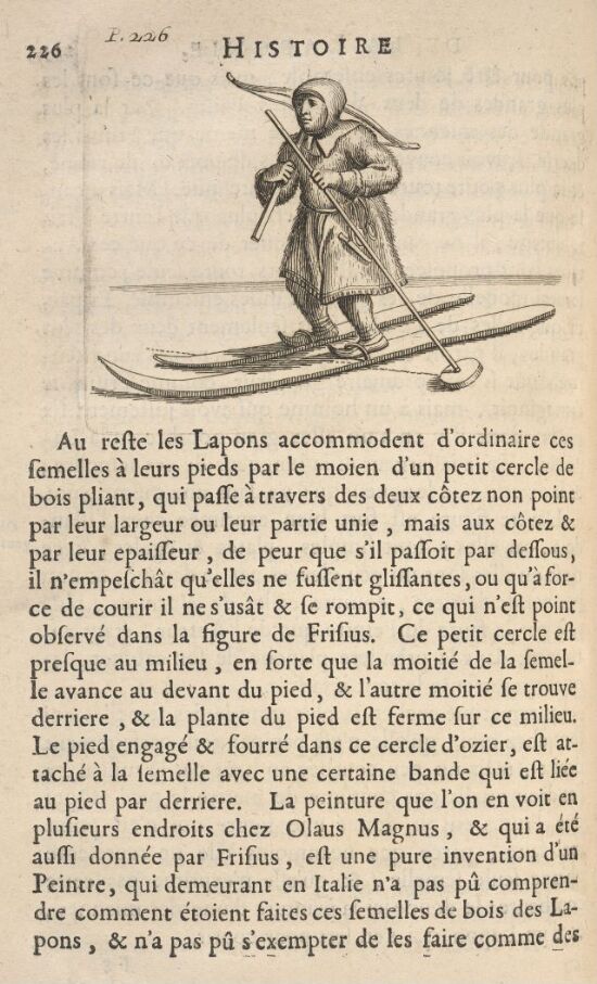 Man on Skis with a Bow and Arrow