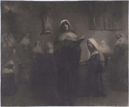 Julenattsmesse i et fransk kloster