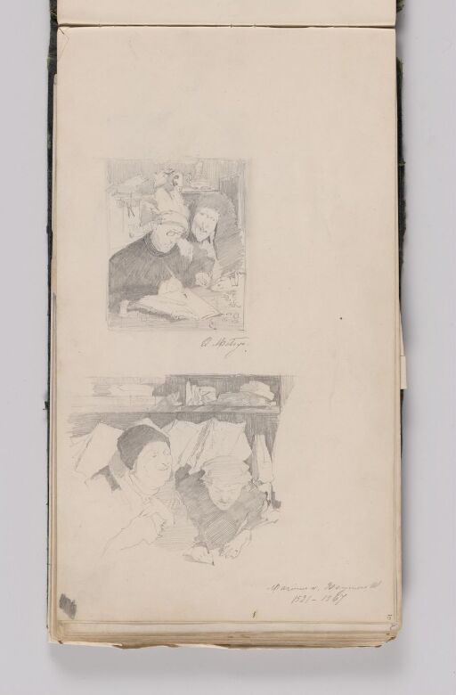 Studies after paintings by Marinus van Reymerswaele, Alte Pinakothek, Munich