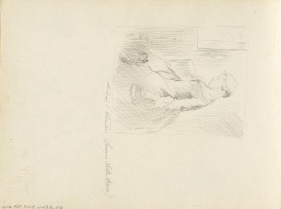 Young Woman and a Dog, Study from The Louvre