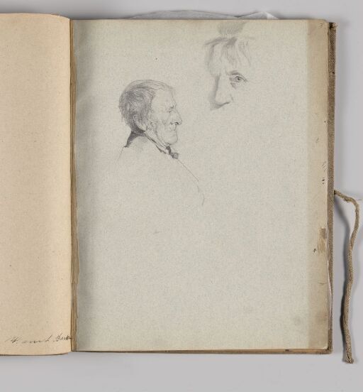 Study of a Man in Profile and a Woman