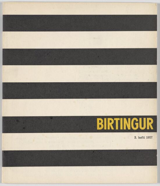 Birtingur - 3 hefti. 1957