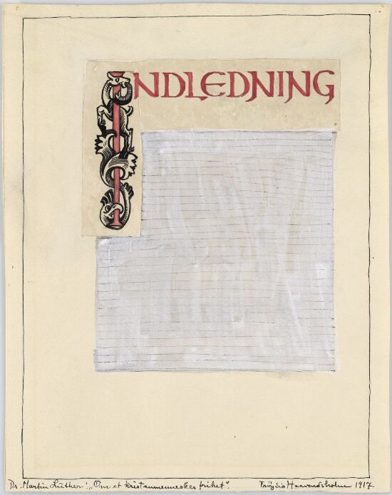 Vignett. Til "Om et kristenmenneskes frihet". Innledning