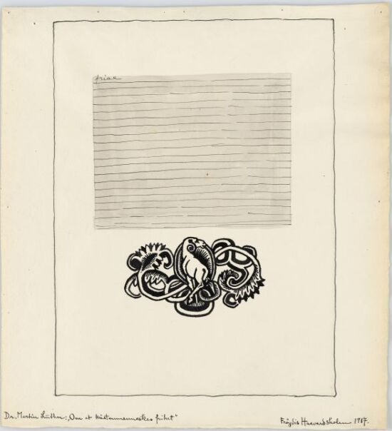 Vignett. Til "Om et kristenmenneskes frihet".