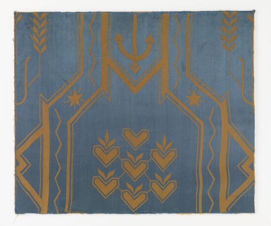 Mønsterprøver til tapet for FN-bygningen i New York