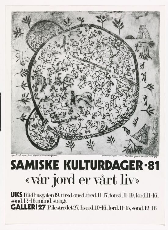 Samiske kulturdager -81. Vår jord er vårt liv.