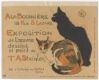 At La Bodiniére, Exhibition of Drawings and Paintings by T.A. Steinlen
