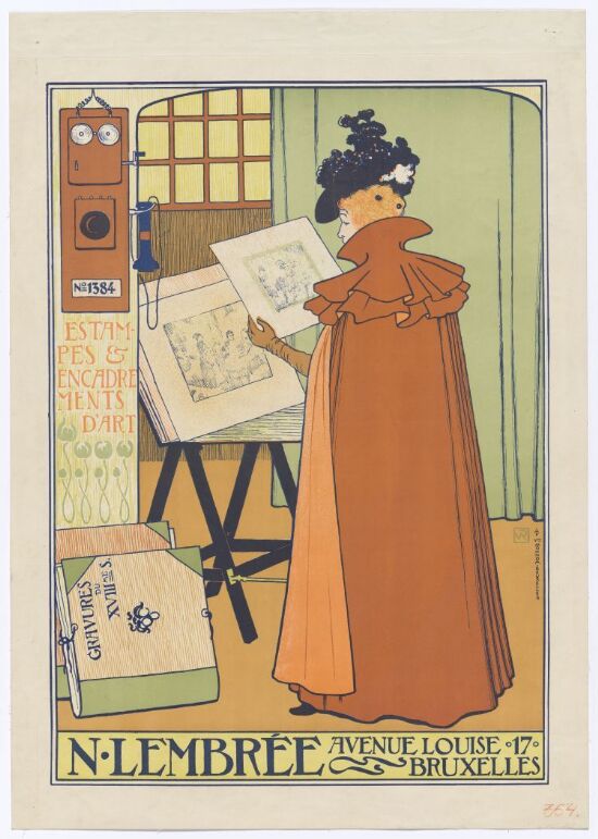 N. Lembrée, forhandler i rammer, trykk og stikk fra 1700-tallet